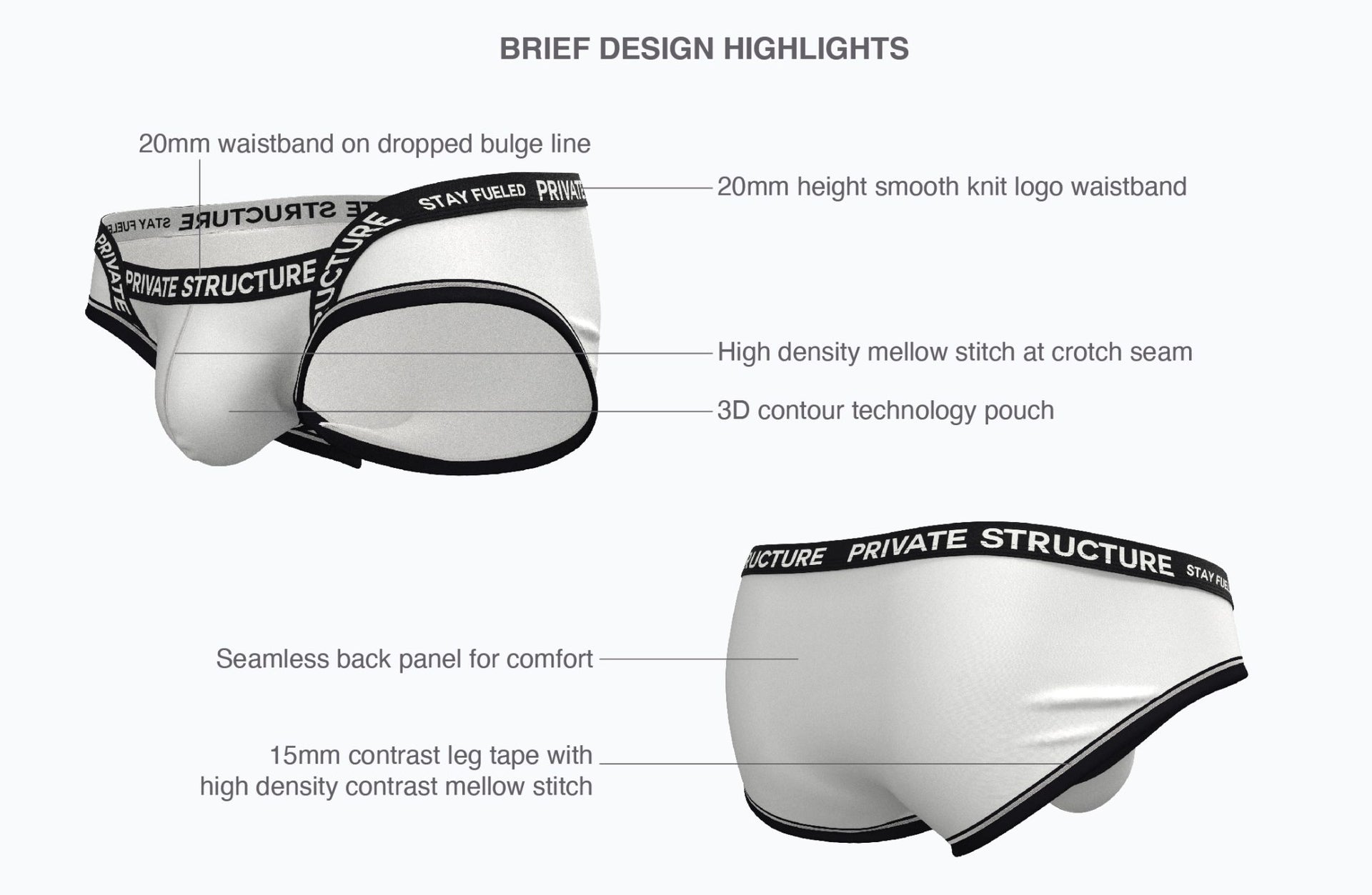 Essence Odyssey Fundoshi Brief 2.0 - Mob Black - | Private Structure - | MAD Lifestyle