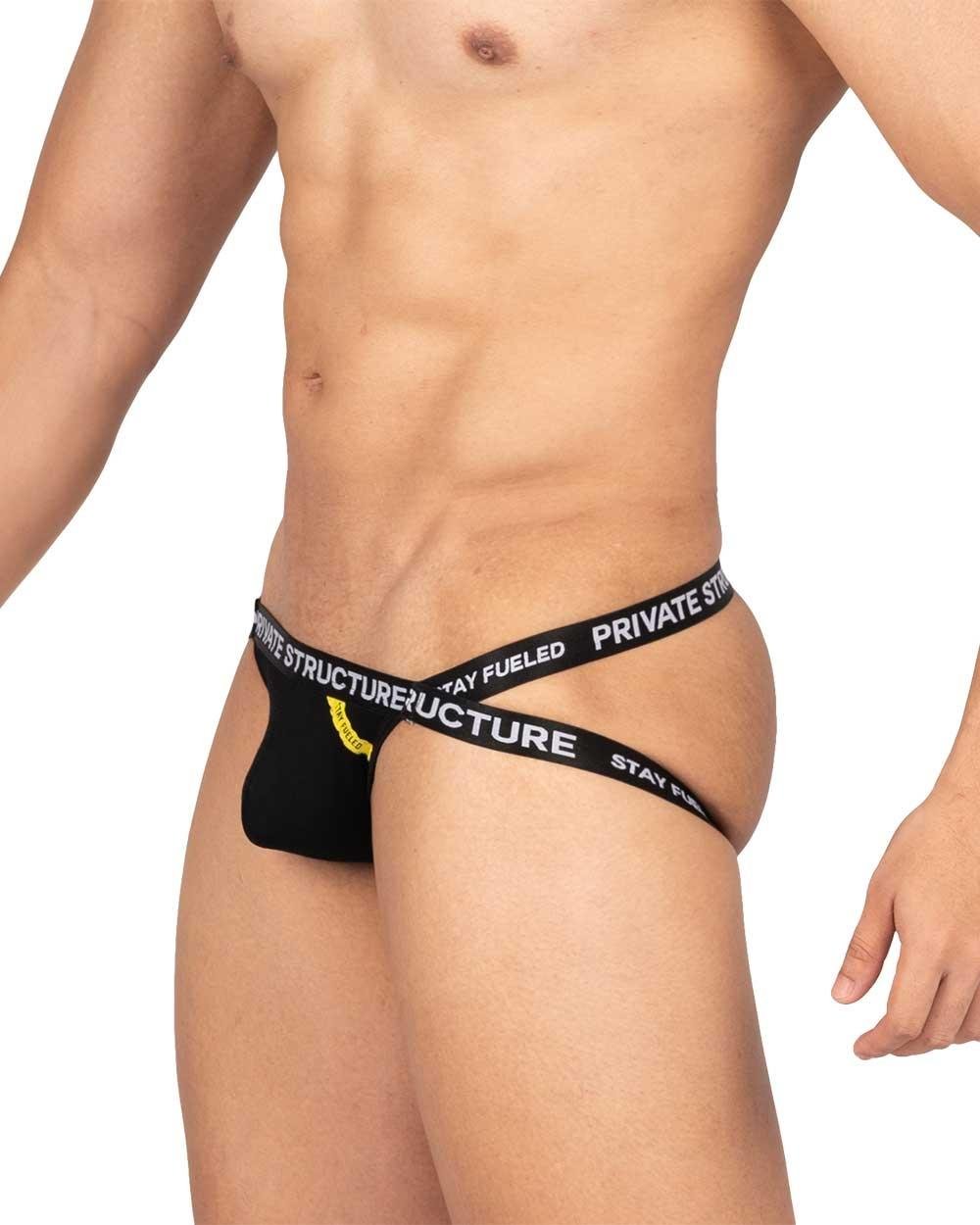 Essence Odyssey Jockstrap - Black - | Private Structure - | MAD Lifestyle