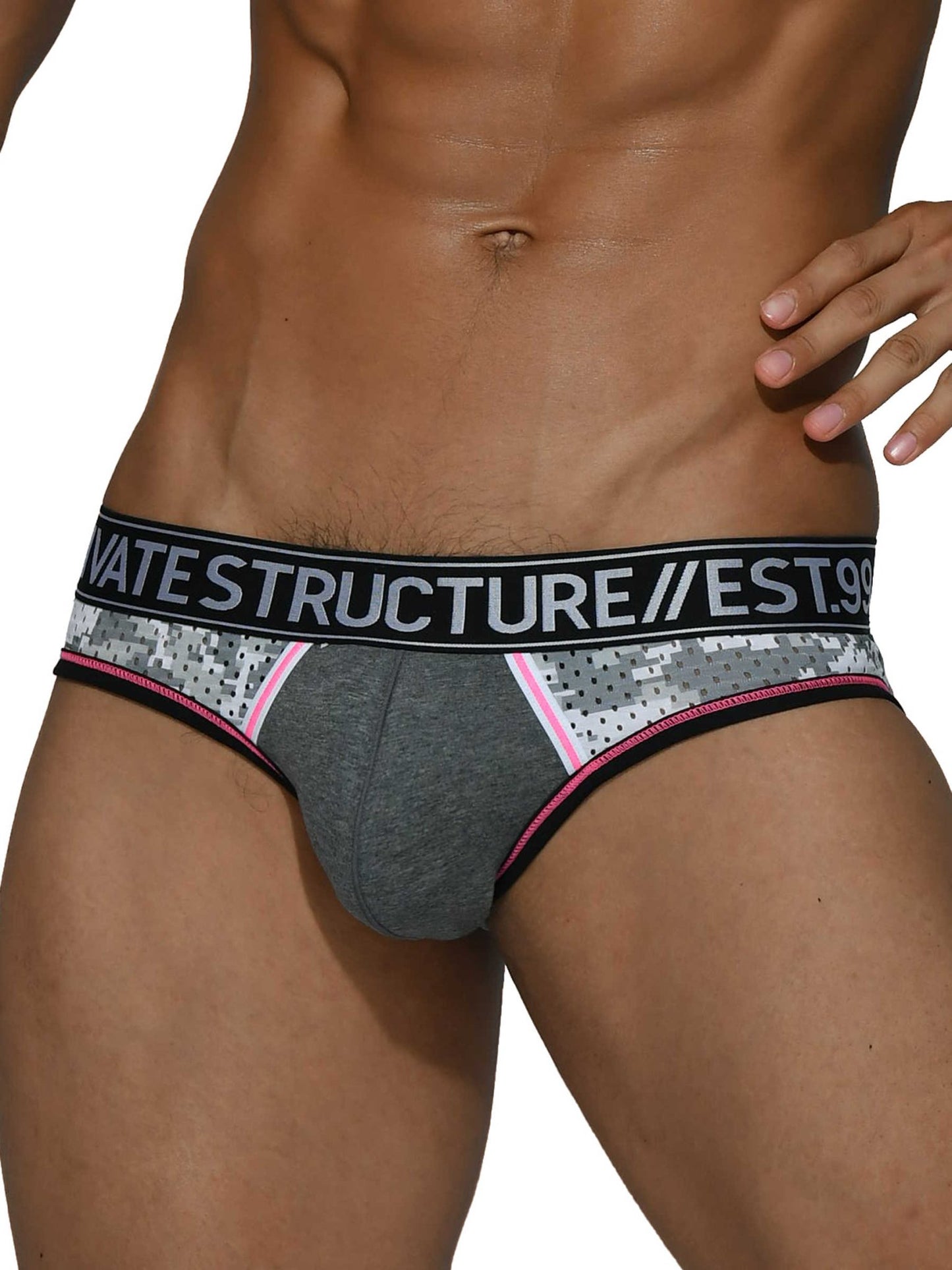 Military Mini Brief - Camo Grey - | Private Structure - | MAD Lifestyle