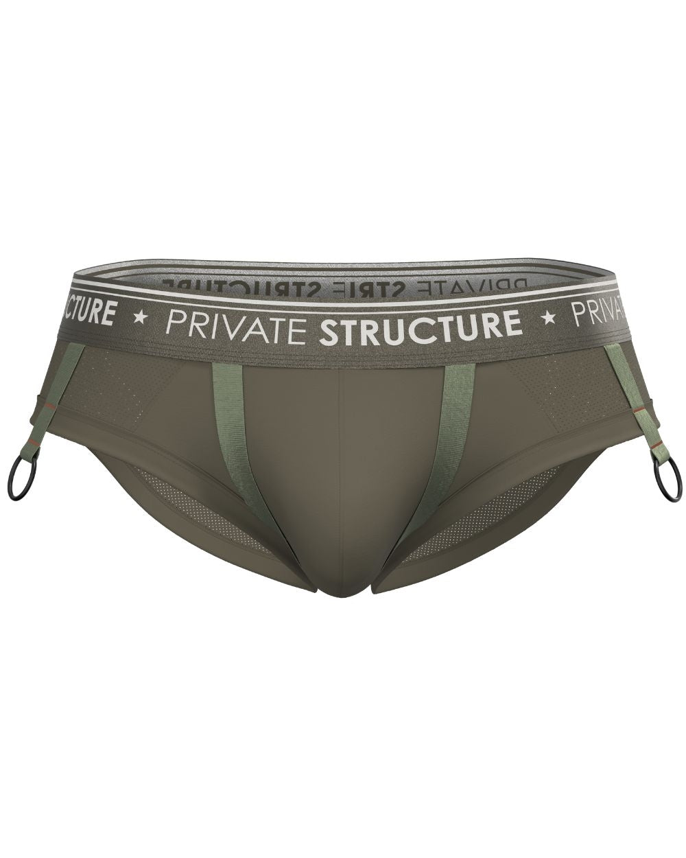 Militia Limited Edition Men's Green Low Waist Brief - | Private Structure - | MAD Lifestyle