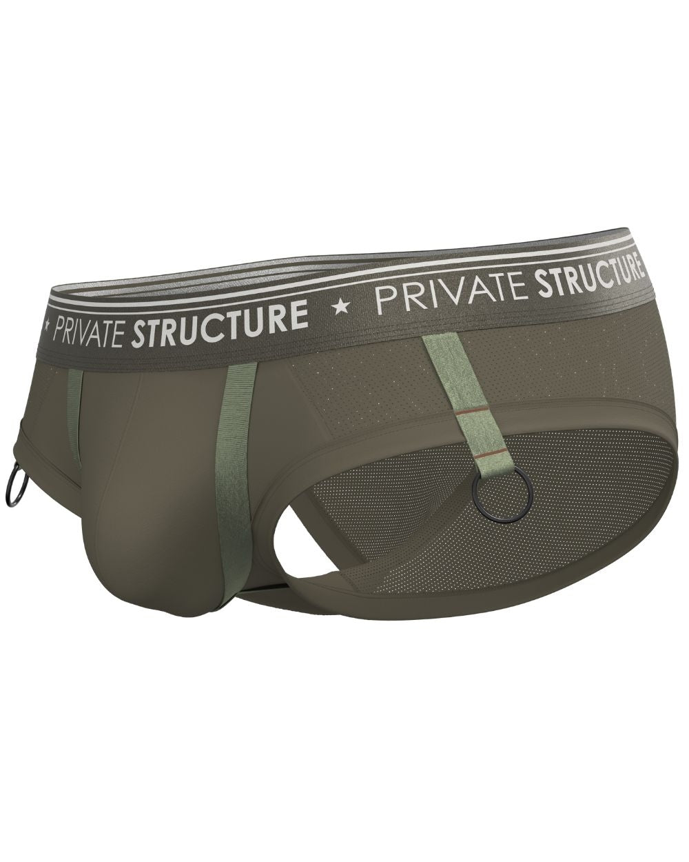 Militia Limited Edition Men's Green Low Waist Brief - | Private Structure - | MAD Lifestyle