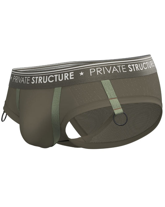 Militia Limited Edition Men's Green Low Waist Brief - | Private Structure - | MAD Lifestyle