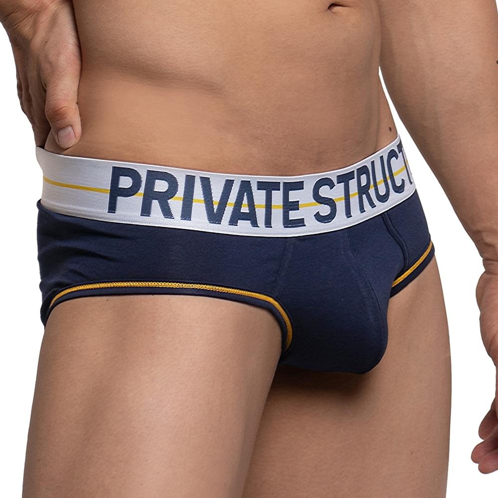 MO-LITE Patrols Mini Brief Underwear - Navy & White - | Private Structure - | MAD Lifestyle