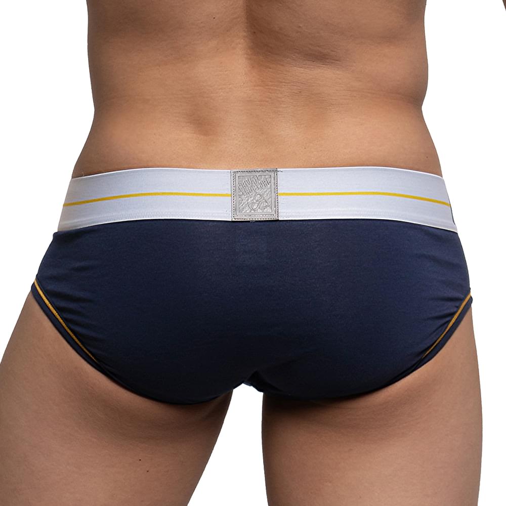 MO-LITE Patrols Mini Brief Underwear - Navy & White - | Private Structure - | MAD Lifestyle