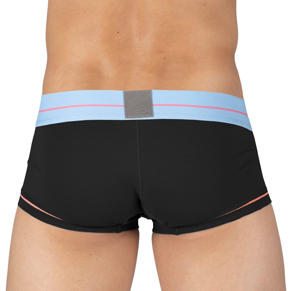 MO-LITE Patrols Trunk Underwear - Wizard Black & Placid Blue - | Private Structure - | MAD Lifestyle