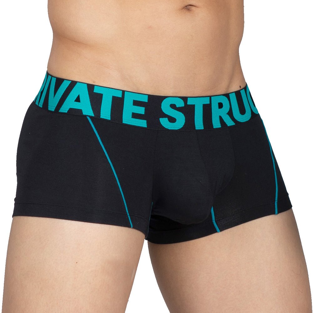 Modality Trunk Underwear - Black & Turquoise - | Private Structure - | MAD Lifestyle