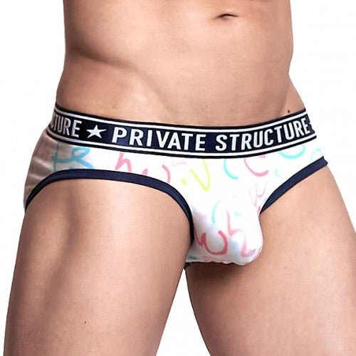 PRD Mini Brief Underwear - Freebrush Off White - | Private Structure - | MAD Lifestyle