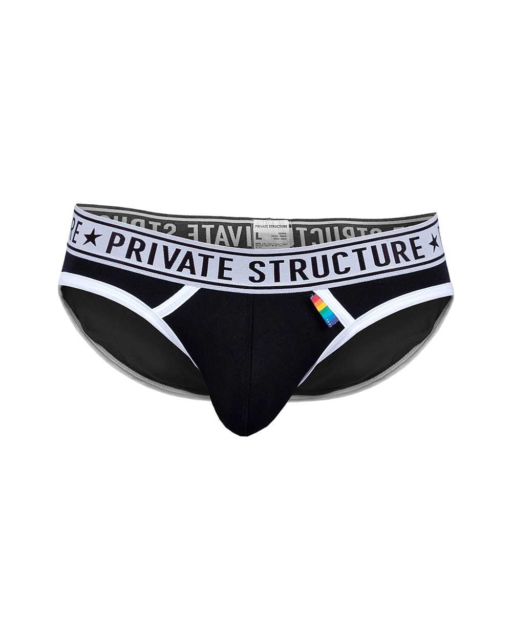 Pride Limited Brief - Solid Black - | Private Structure - | MAD Lifestyle