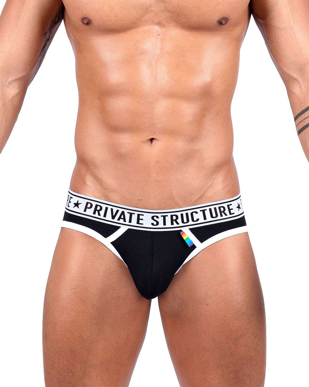 Pride Limited Brief - Solid Black - | Private Structure - | MAD Lifestyle