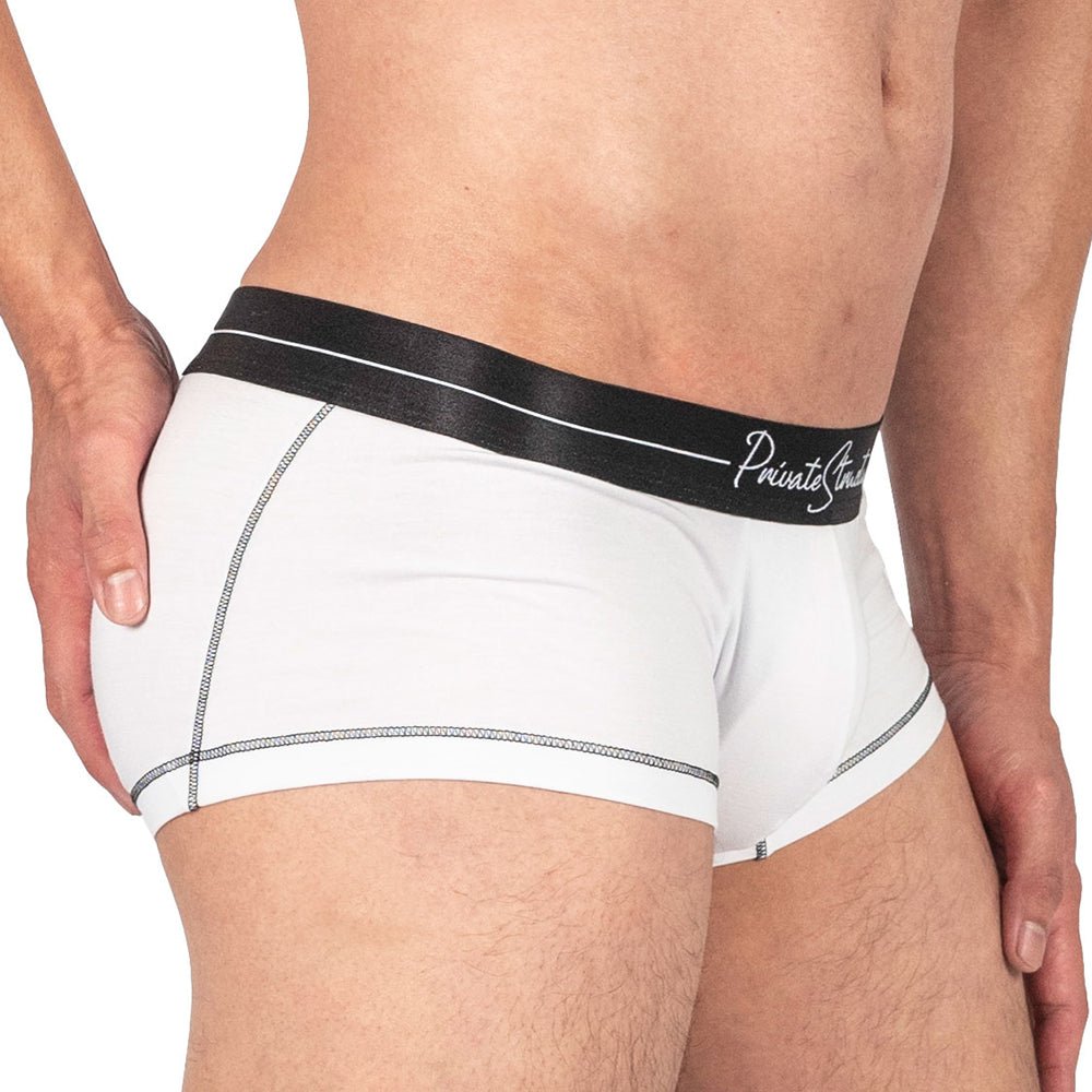 Tencel Hipster Underwear - Black Mix Cotton White - | Private Structure - | MAD Lifestyle