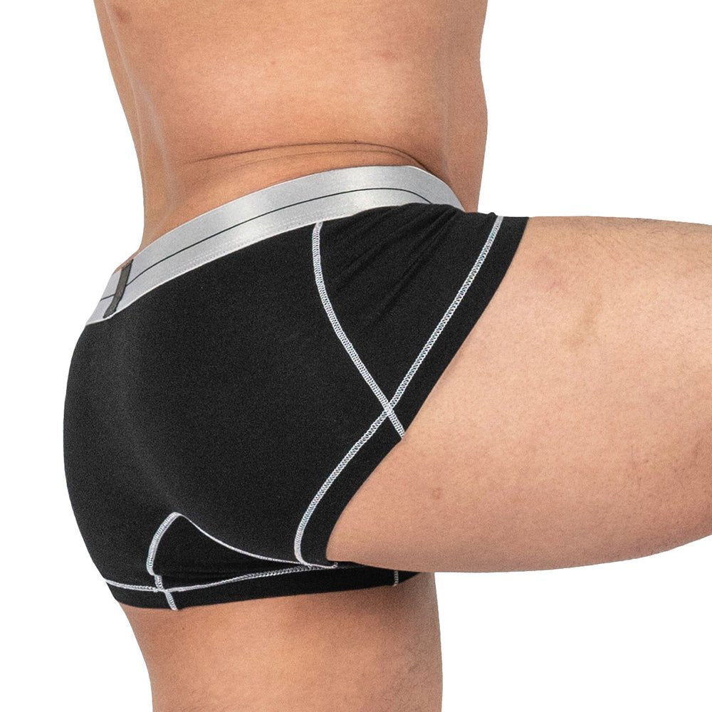 Tencel Hipster Underwear - White Mix Velvet Black - | Private Structure - | MAD Lifestyle