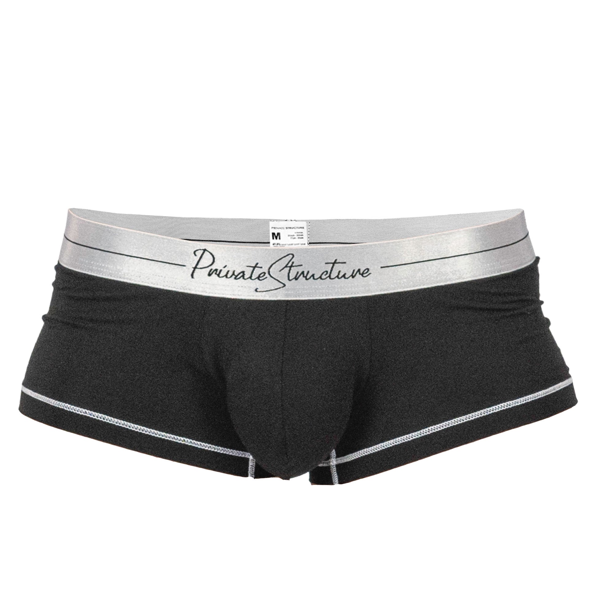 Tencel Hipster Underwear - White Mix Velvet Black - | Private Structure - | MAD Lifestyle