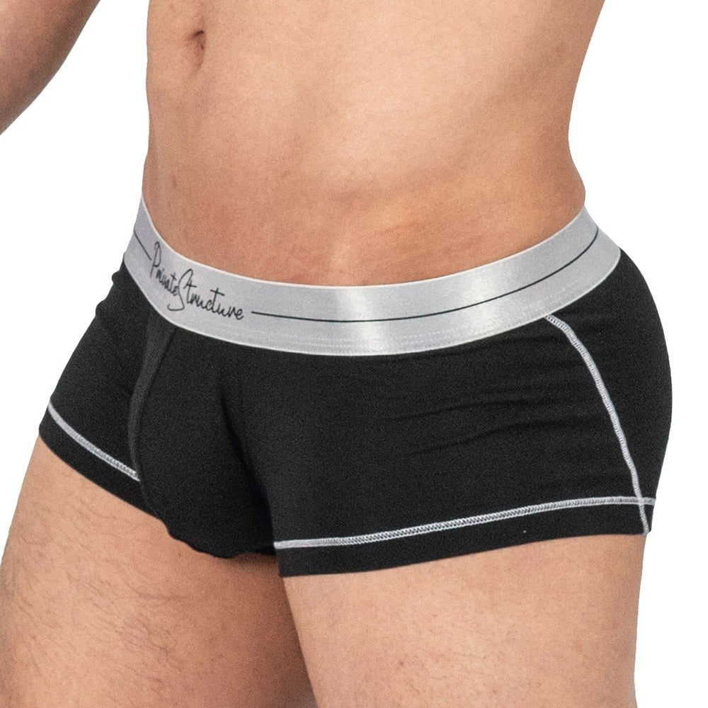 Tencel Hipster Underwear - White Mix Velvet Black - | Private Structure - | MAD Lifestyle