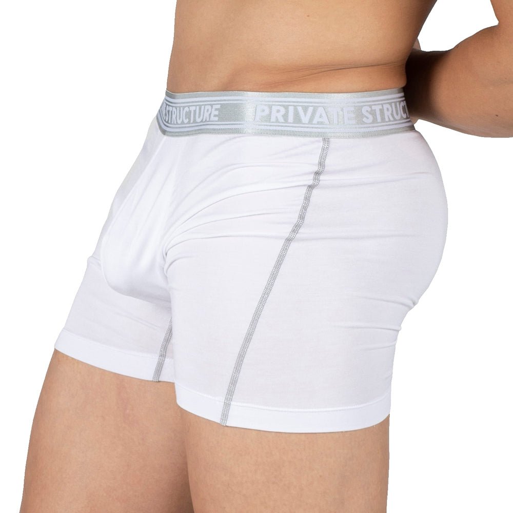Viscose From Bamboo Boxer Brief - Bright White - | Private Structure - | MAD Lifestyle