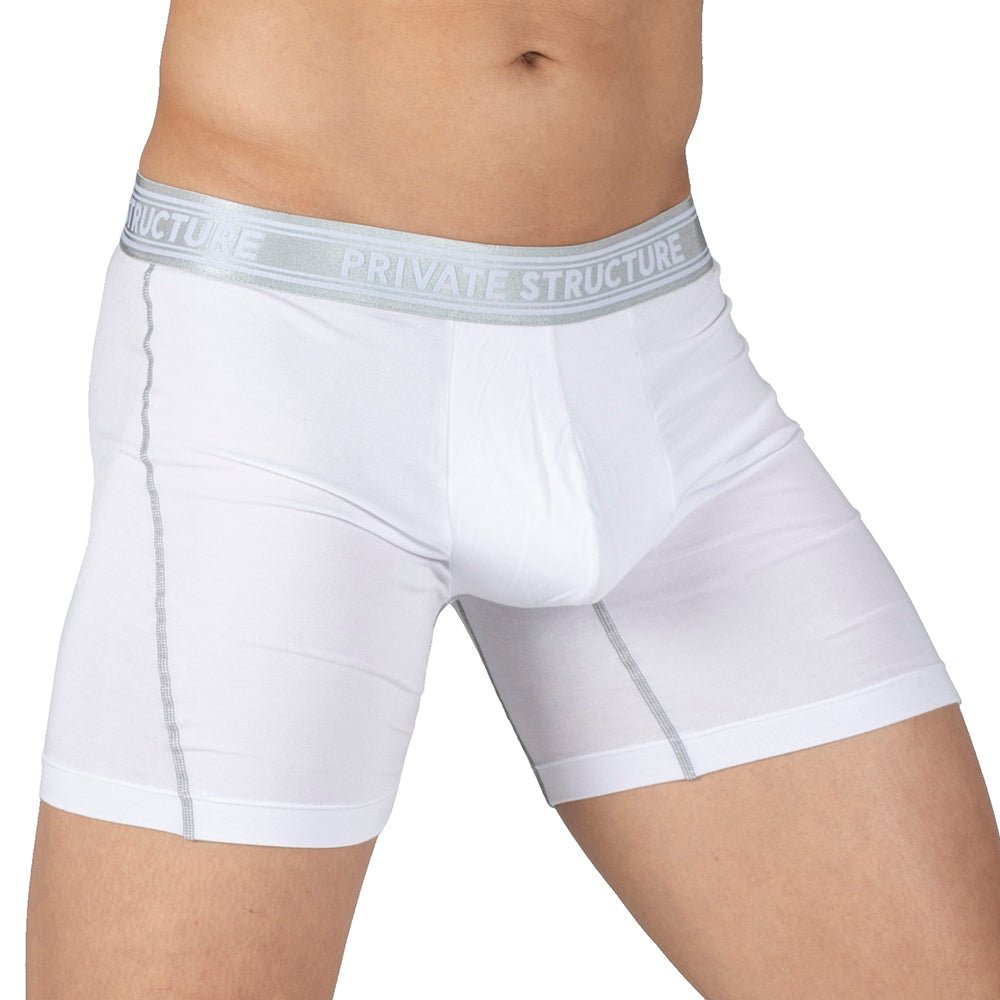 Viscose From Bamboo Boxer Brief - Bright White - | Private Structure - | MAD Lifestyle