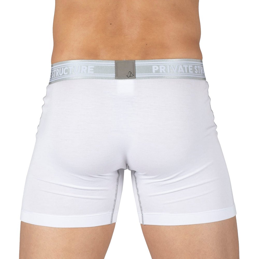 Viscose From Bamboo Boxer Brief - Bright White - | Private Structure - | MAD Lifestyle