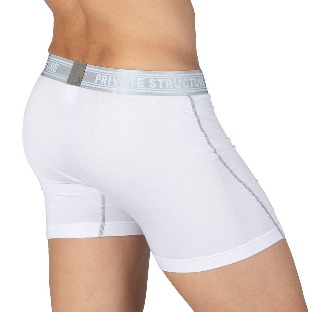 Viscose From Bamboo Boxer Brief - Bright White - | Private Structure - | MAD Lifestyle
