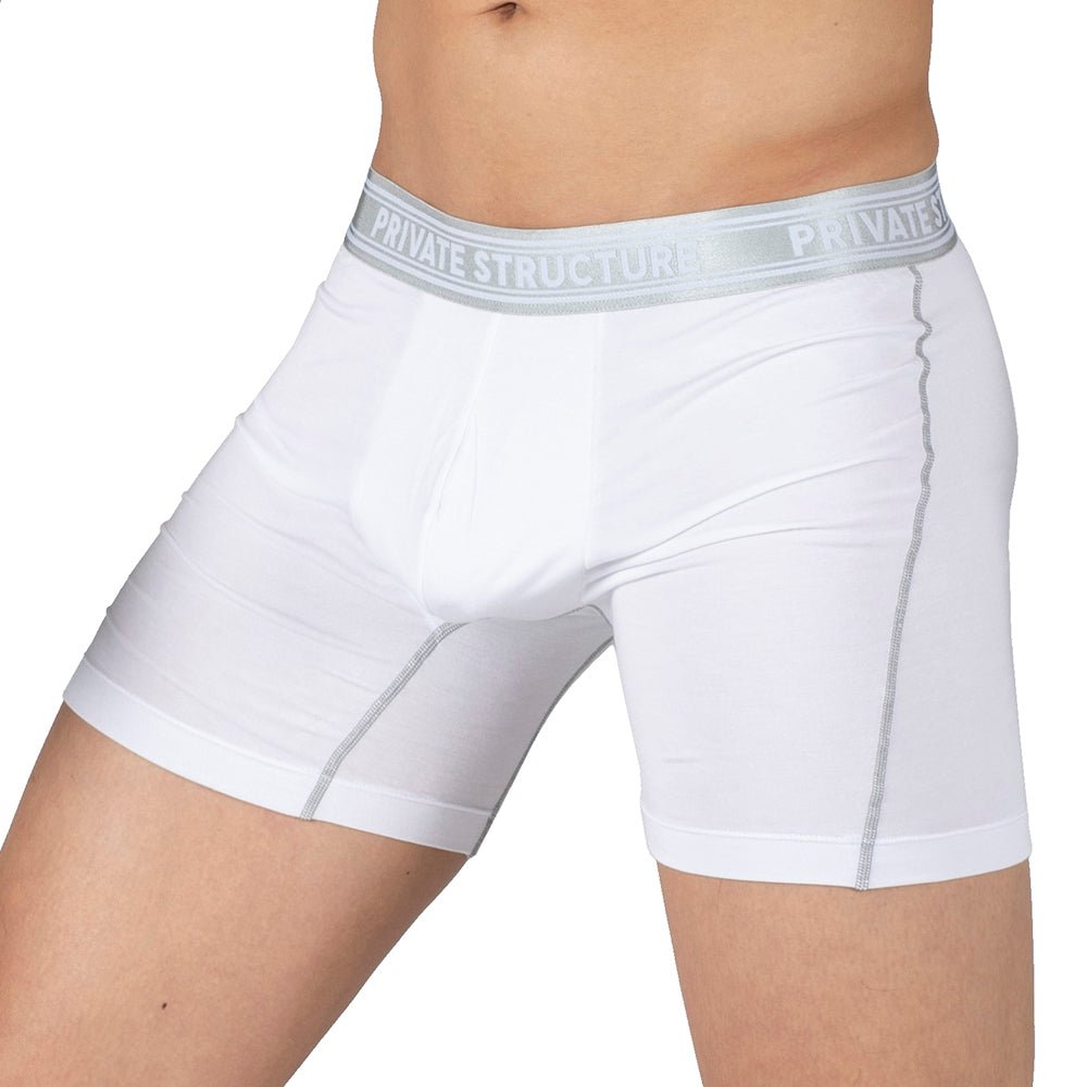 Viscose From Bamboo Boxer Brief - Bright White - | Private Structure - | MAD Lifestyle