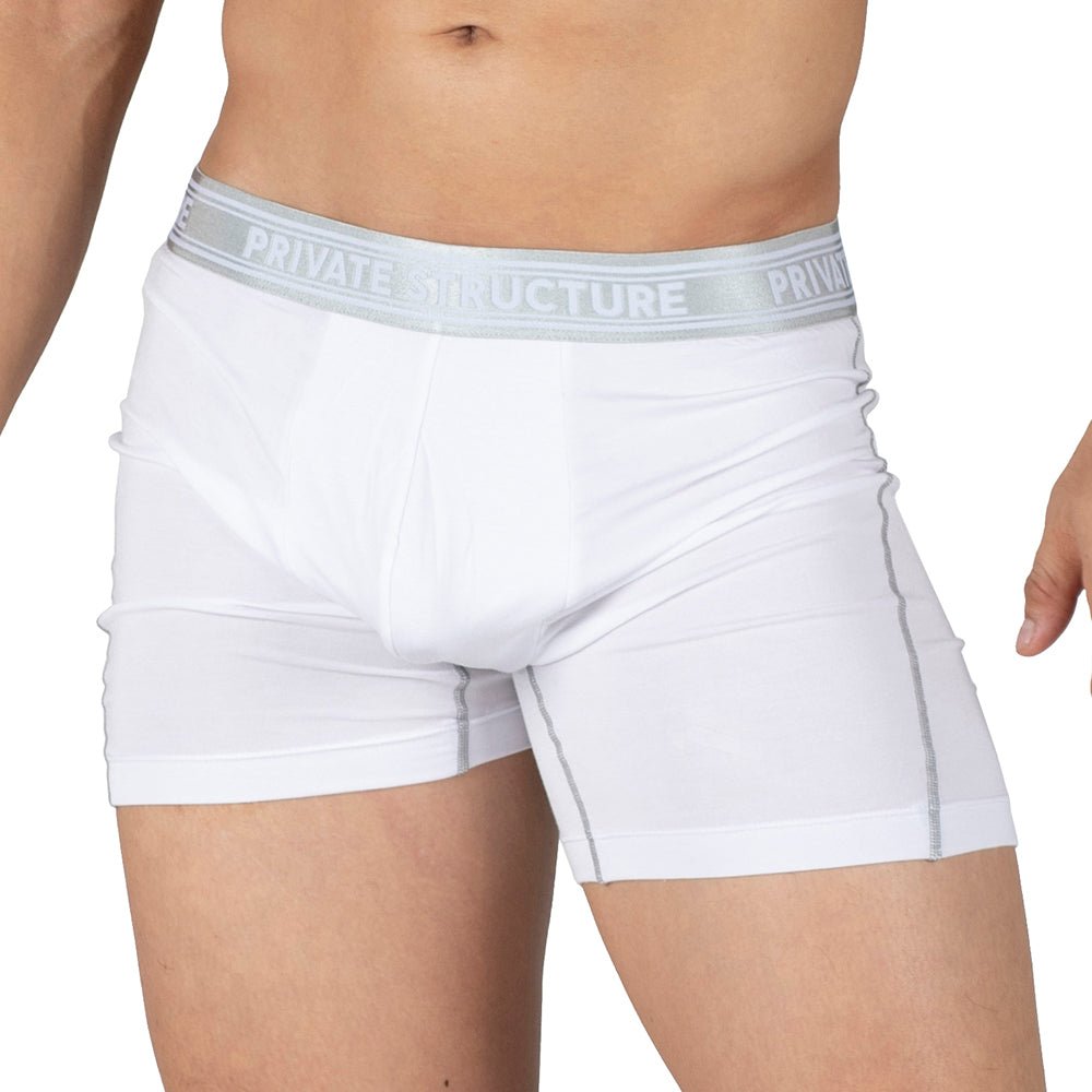 Viscose From Bamboo Boxer Brief - Bright White - | Private Structure - | MAD Lifestyle
