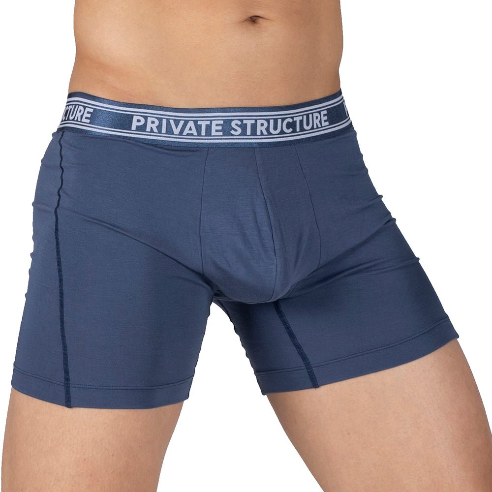 Viscose From Bamboo Boxer Brief - Citadel Blue - | Private Structure - | MAD Lifestyle