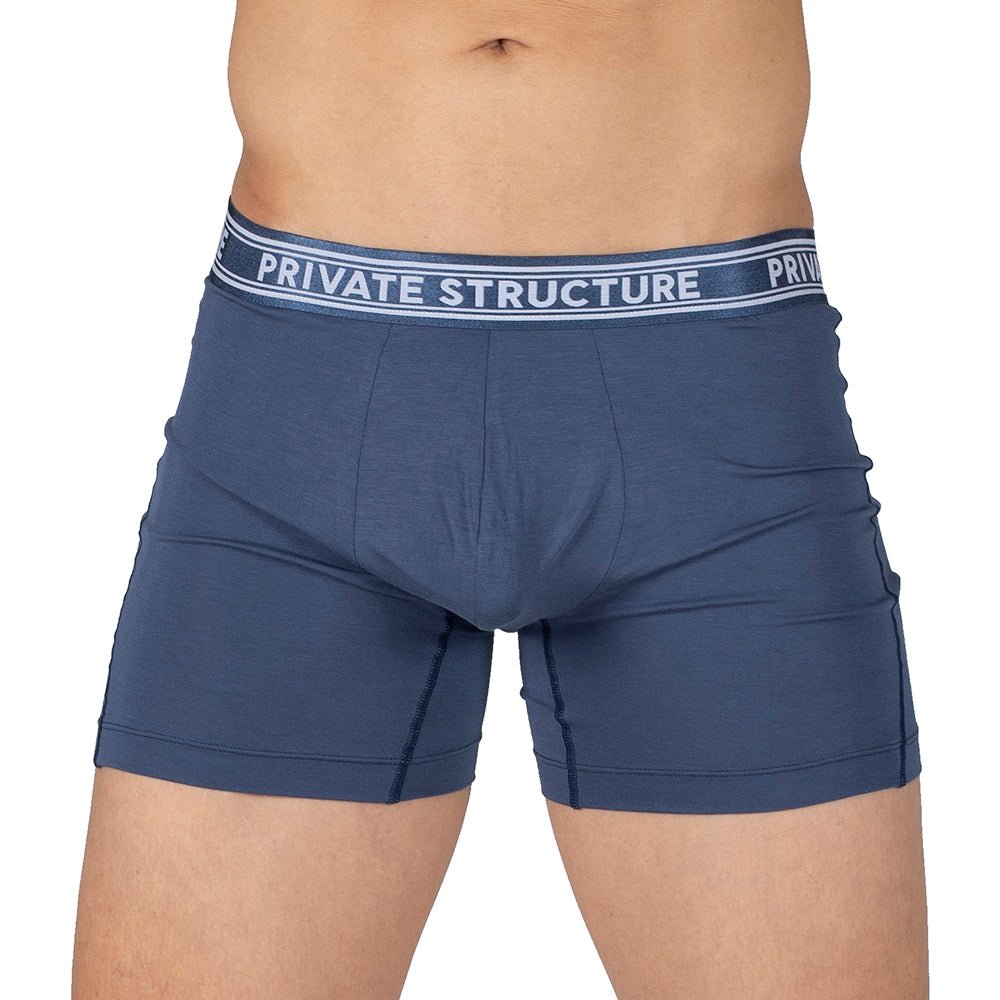 Viscose From Bamboo Boxer Brief - Citadel Blue - | Private Structure - | MAD Lifestyle
