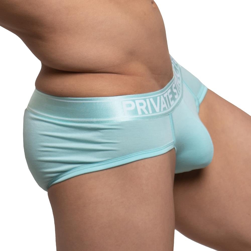 Viscose From Bamboo Contour Brief - Lt. Cyan - | Private Structure - | MAD Lifestyle
