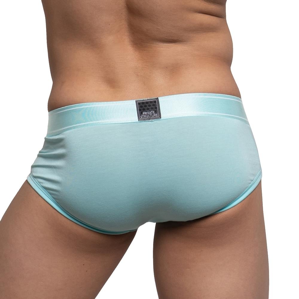 Viscose From Bamboo Contour Brief - Lt. Cyan - | Private Structure - | MAD Lifestyle