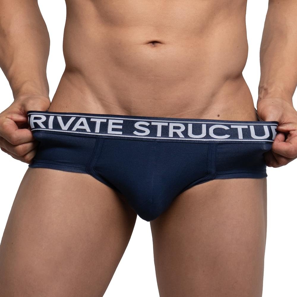 Viscose From Bamboo Contour Brief - Midnight Navy - | Private Structure - | MAD Lifestyle