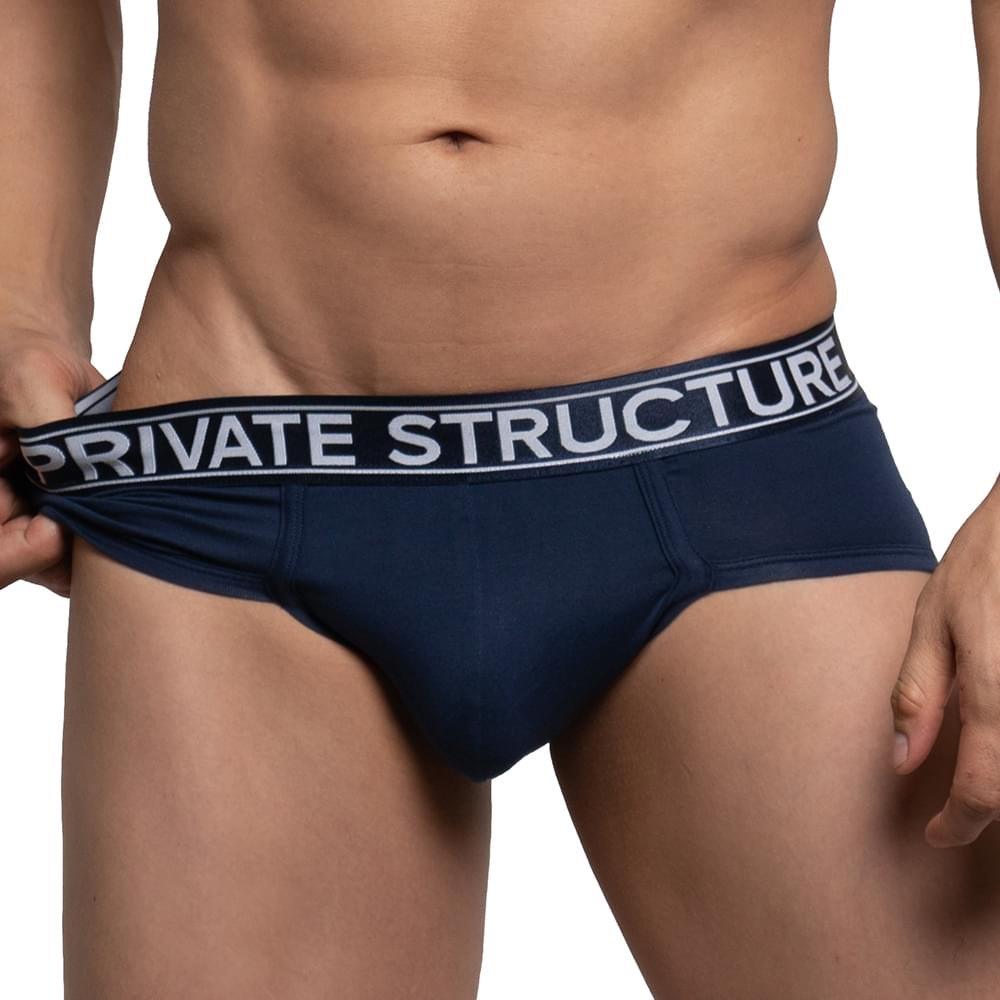 Viscose From Bamboo Contour Brief - Midnight Navy - | Private Structure - | MAD Lifestyle