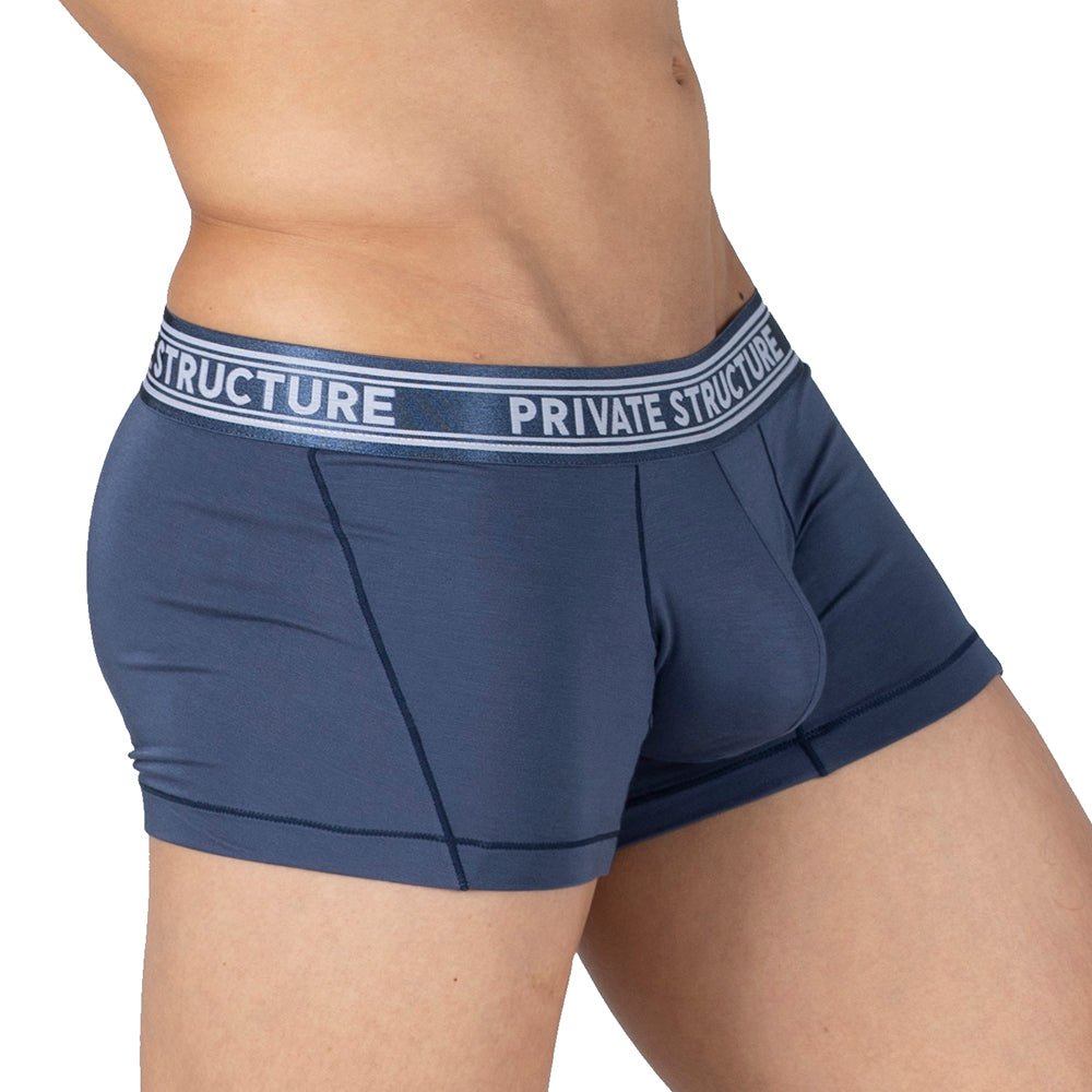 Viscose From Bamboo Trunk Underwear - Citadel Blue - | Private Structure - | MAD Lifestyle