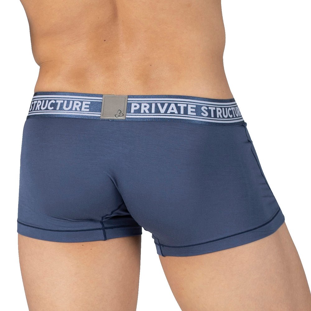 Viscose From Bamboo Trunk Underwear - Citadel Blue - | Private Structure - | MAD Lifestyle
