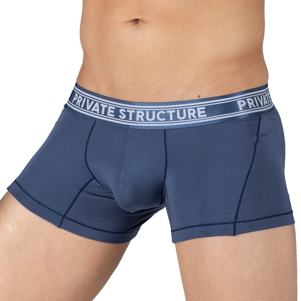 Viscose From Bamboo Trunk Underwear - Citadel Blue - | Private Structure - | MAD Lifestyle