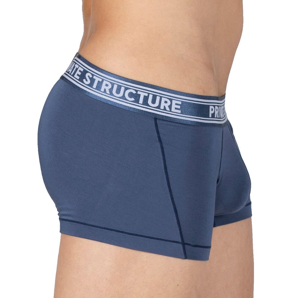 Viscose From Bamboo Trunk Underwear - Citadel Blue - | Private Structure - | MAD Lifestyle