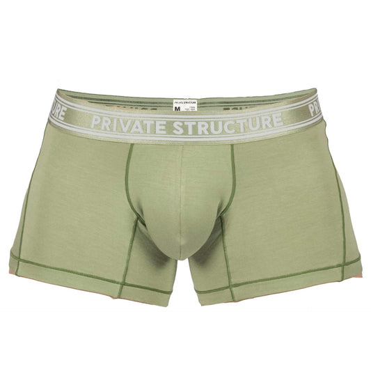 Viscose From Bamboo Trunk Underwear - Olive - | Private Structure - | MAD Lifestyle