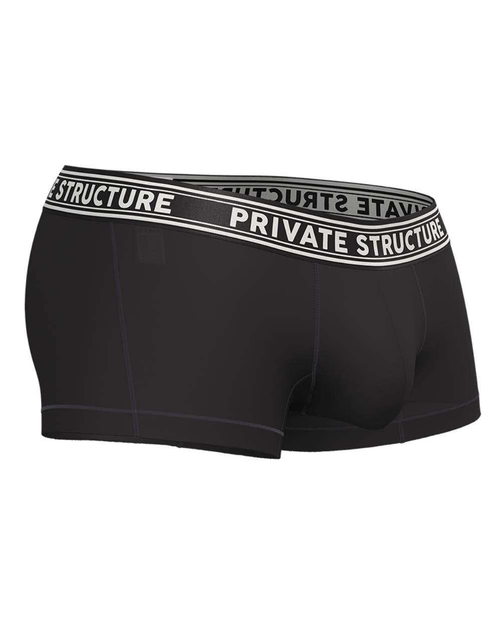 Viscose From Bamboo Trunk Underwear - Raven Black - | Private Structure - | MAD Lifestyle