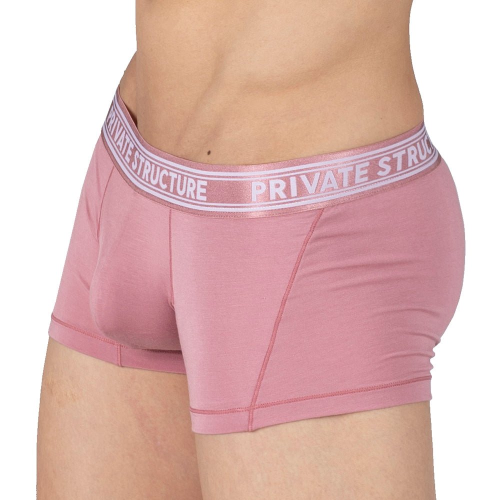 Viscose From Bamboo Trunk Underwear - Smoke Red - | Private Structure - | MAD Lifestyle
