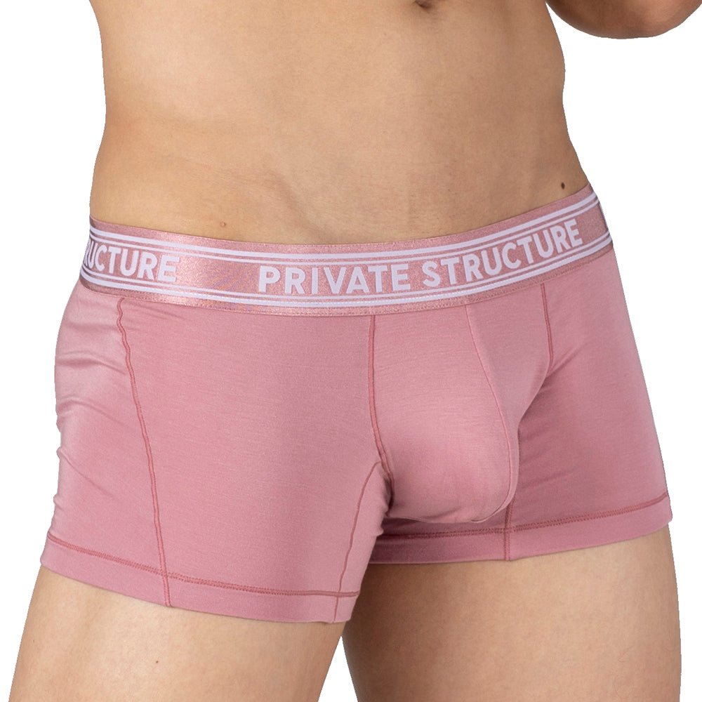 Viscose From Bamboo Trunk Underwear - Smoke Red - | Private Structure - | MAD Lifestyle