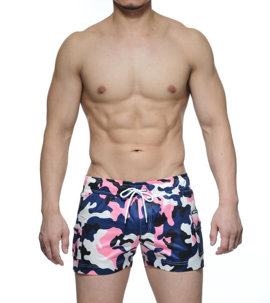 CASPER Shorts - Navy Pink - | STUD - | MAD Lifestyle