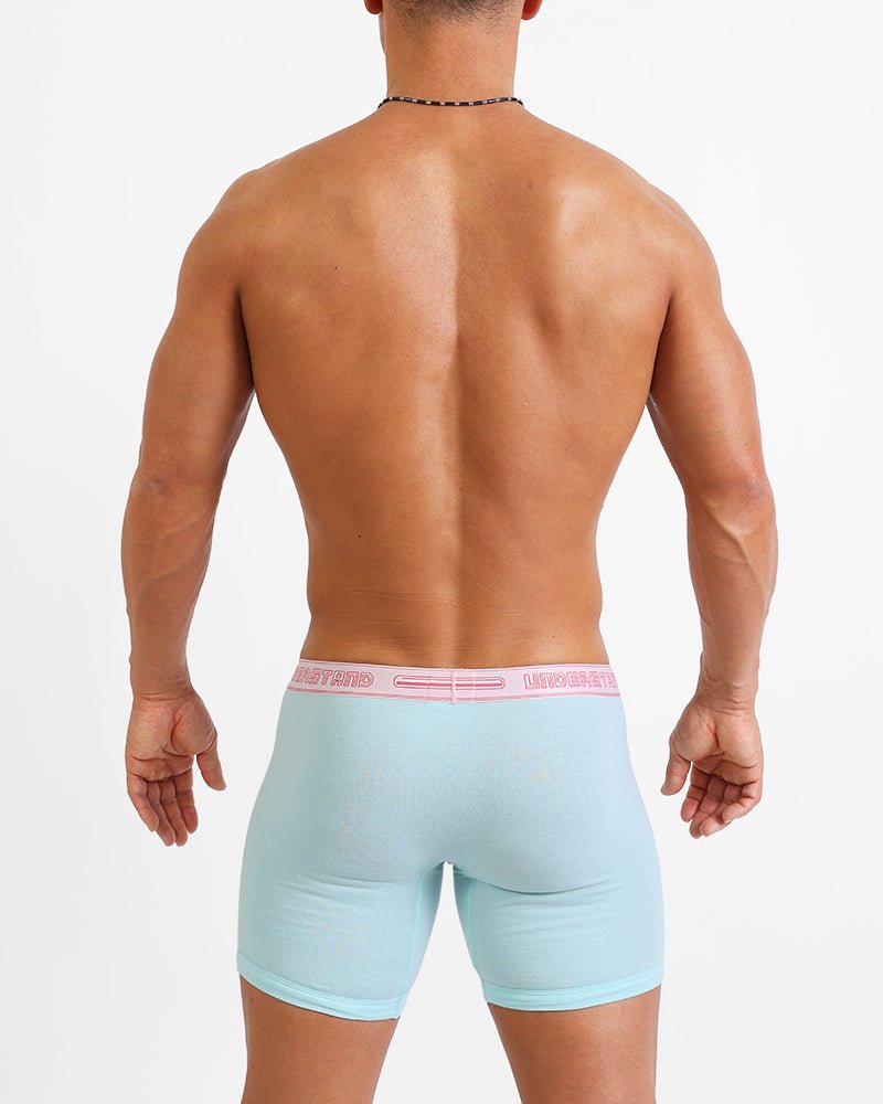 STAMPED Boxer Brief (Long) - Marshmallow Blue - | UNDERSTAND - | MAD Lifestyle