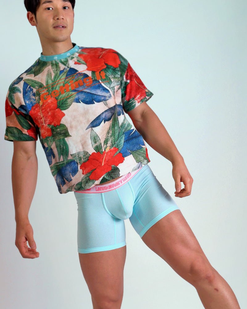 STAMPED Boxer Brief (Long) - Marshmallow Blue - | UNDERSTAND - | MAD Lifestyle