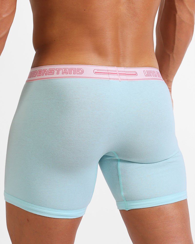 STAMPED Boxer Brief (Long) - Marshmallow Blue - | UNDERSTAND - | MAD Lifestyle