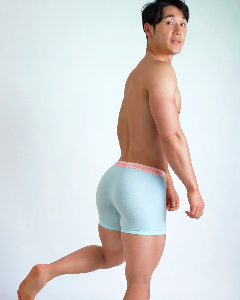 STAMPED Boxer Brief (Long) - Marshmallow Blue - | UNDERSTAND - | MAD Lifestyle