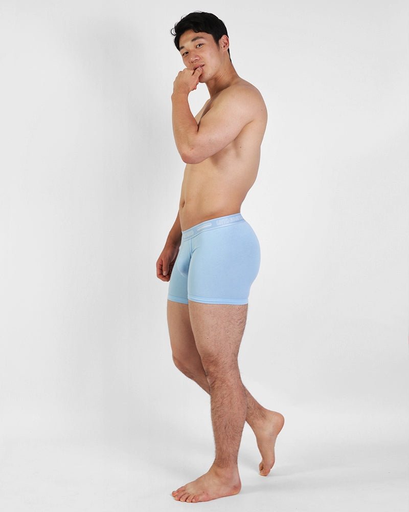STAMPED Boxer Brief (Long) - Nemophila Sky (Blue) - | UNDERSTAND - | MAD Lifestyle