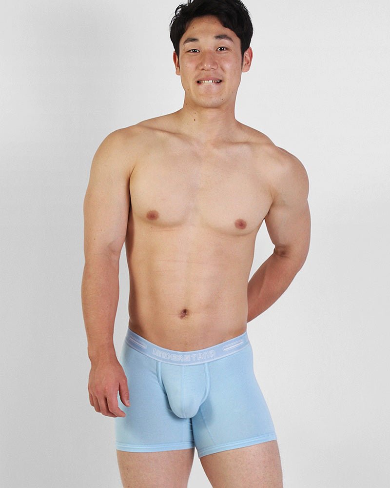 STAMPED Boxer Brief (Long) - Nemophila Sky (Blue) - | UNDERSTAND - | MAD Lifestyle